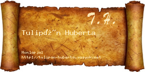 Tulipán Huberta névjegykártya